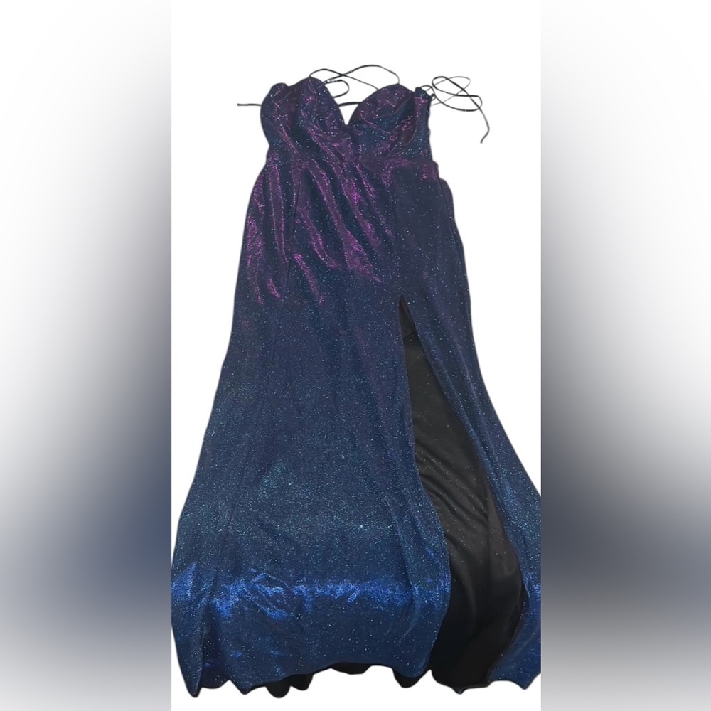 Formal Gown -Iridescent Navy- by Breeze Boutique